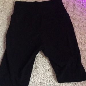 Black biker shorts
